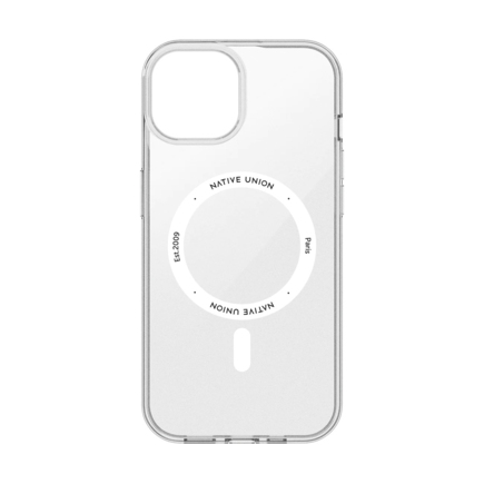 Гибридный чехол с поддержкой MagSafe Native Union (Re)Clear Case для iPhone 15