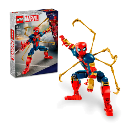 Конструктор — сборная фигурка Железного паука LEGO Marvel Spider-Man (#76298) - фото 2