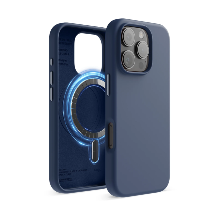 Гибридный силиконовый чехол elago Magnetic Silicone Case для iPhone 16 Pro - фото 2