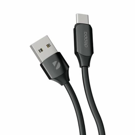 Кабель с ремешком Deppa Silk USB-C — USB-A (1,2 м)