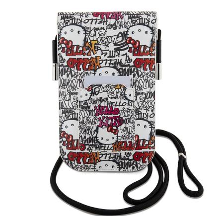 Чехол-сумка кросс-боди из полиуретановой кожи CG Mobile Hello Kitty «Граффити»