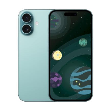 Смартфон Apple iPhone 16 128 ГБ (Бирюзовый | Teal)