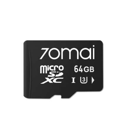 Карта памяти для видеорегистратора Xiaomi 70mai microSD Card 64 ГБ