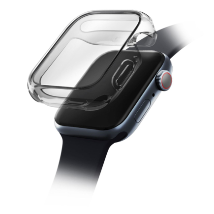 Гибридный чехол с защитным стеклом Uniq Garde для Apple Watch 45 мм