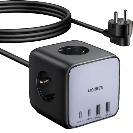 Сетевой удлинитель Ugreen DigiNest Cube (GaN) (1,8 м) (CD268)