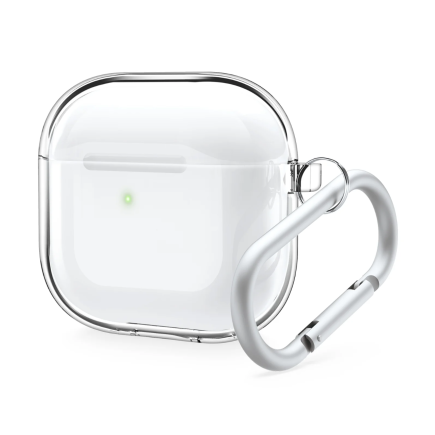 Термополиуретановый чехол с карабином elago Clear Hang Case для AirPods 4