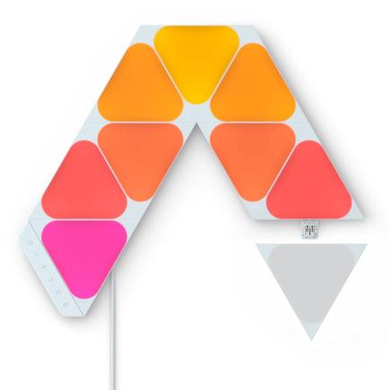 Умная светодиодная панель Nanoleaf Shapes Mini Triangles Starter Kit (комплект — 9 шт.)