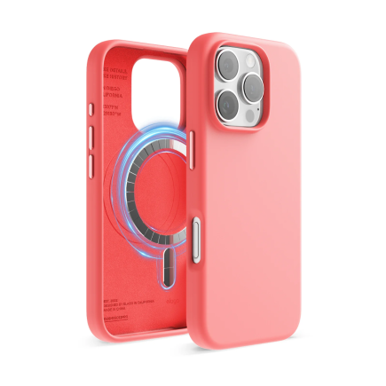 Гибридный силиконовый чехол elago Magnetic Silicone Case для iPhone 16 Pro - фото 3