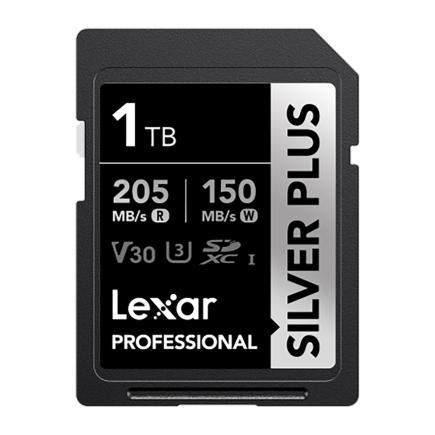 Карта памяти Lexar Professional Silver Plus SDXC UHS-I 64 ГБ (U3)