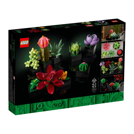 Конструктор — суккуленты LEGO Icons Botanical Collection (#10309) - фото 6