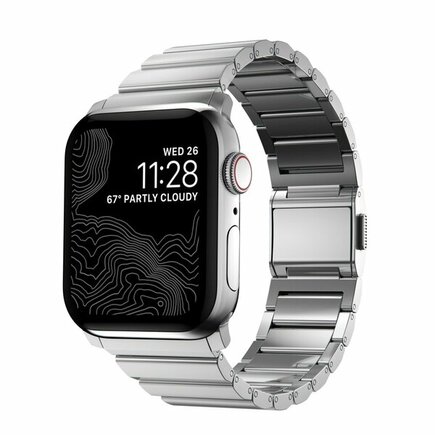 Стальной браслет Nomad для Apple Watch 42, 44, 45 мм, Ultra и Ultra 2