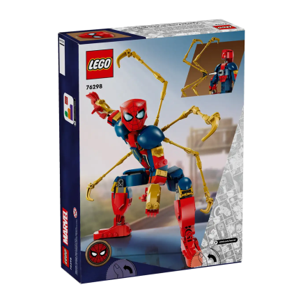 Конструктор — сборная фигурка Железного паука LEGO Marvel Spider-Man (#76298) - фото 3