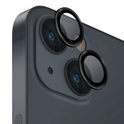 Защитное стекло с оправой для камеры Uniq Optix Lens Protector для iPhone 14 и 14 Plus