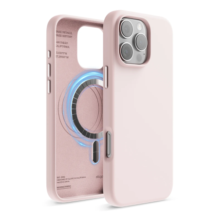 Гибридный силиконовый чехол elago Magnetic Silicone Case для iPhone 16 Pro Max - фото 5