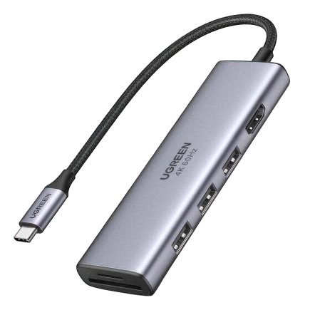 USB-Хаб Ugreen с USB-C (CM511)