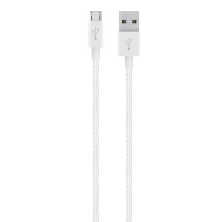 Кабель с нейлоновой оплёткой Belkin Mixit Metallic Micro-USB — USB-A (1,2 м) (F2CU021)