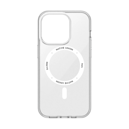 Гибридный чехол с поддержкой MagSafe Native Union (Re)Clear Case для iPhone 15 Pro