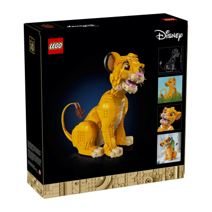 Конструктор — Король Лев: молодой Симба LEGO Disney (#43247) - фото 3