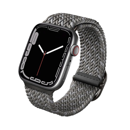 Плетёный браслет из волокна Weavex с цельной пряжкой Uniq Aspen DE для Apple Watch 42, 44, 45 мм, Ultra и Ultra 2