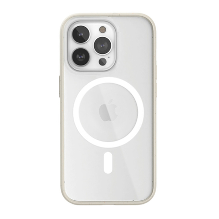 Гибридный экочехол с поддержкой MagSafe Woodcessories Clear Case Bio для iPhone 14 Pro Max