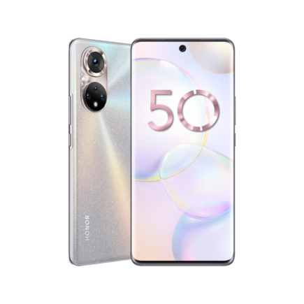 Смартфон Huawei Honor 50 6 ГБ + 128 ГБ («Мерцающий кристалл» | Frost Crystal)