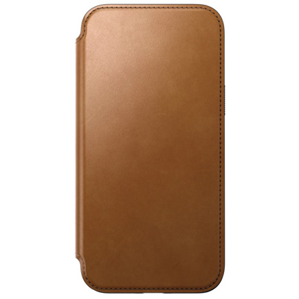 Кожаный чехол-книжка с поддержкой MagSafe Nomad Modern Leather Folio для iPhone 15 Pro Max