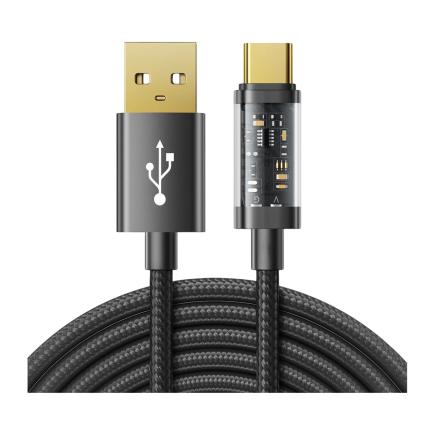 Кабель с нейлоновой оплёткой JOYROOM USB-C — USB-A (1,2 м) (S-UC027A12)