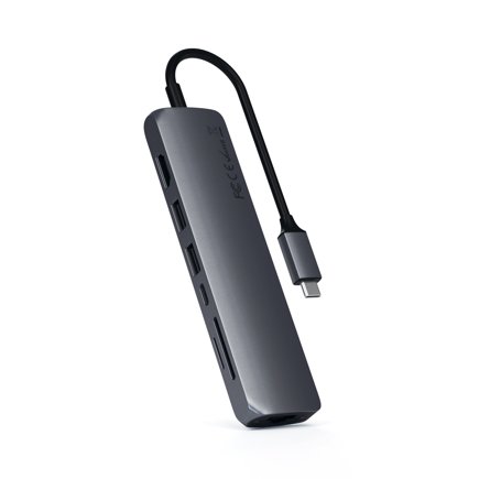 USB-Хаб Satechi Slim Multiport with Ethernet с USB-C