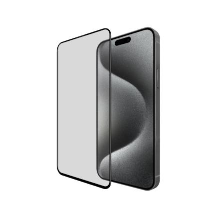 Защитное 3D стекло с сеткой на динамик Hardiz для iPhone 15 Pro