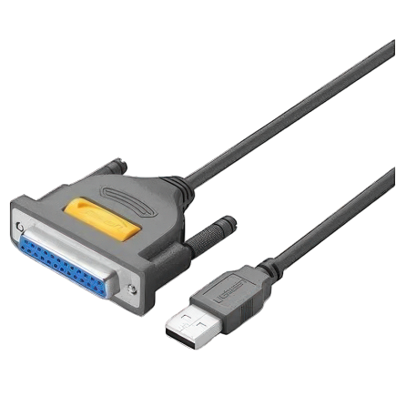 Кабель-адаптер Ugreen USB-A — DB-25 (2 м) (US167)