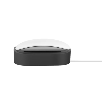 Силиконовая подставка с кабельным органайзером Uniq Nova для Magic Mouse (2-го поколения, 2015 и новее)