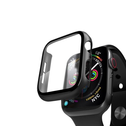 Чехол с защитным стеклом Deppa Glass Case для Apple Watch 40 мм