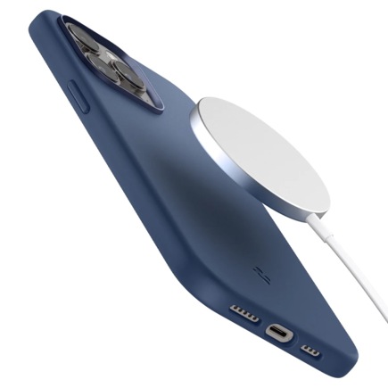 Силиконовый чехол с поддержкой MagSafe Spigen Silicone Fit MagFit для iPhone 14 Pro Max