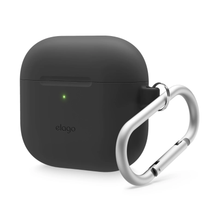 Силиконовый чехол с карабином elago Silicone Hang Case для AirPods 4