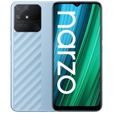 Смартфон Realme Narzo 50A 4 ГБ + 64 ГБ (Синий | Oxygen Blue)