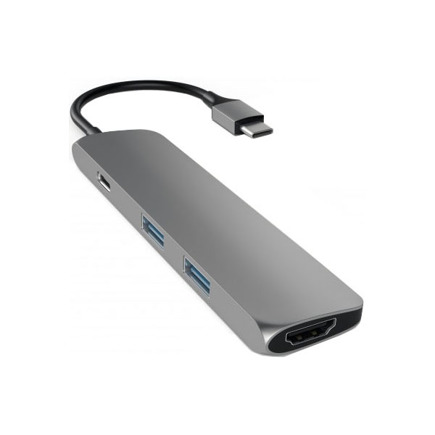 USB-Хаб Satechi Slim Multiport Adapter с USB-C (ST-CMA)