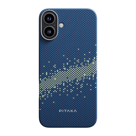 Чехол из арамидного волокна с поддержкой MagSafe PITAKA Tactile Woven Case StarPeak для iPhone 16 Plus