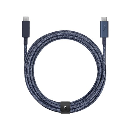 Кабель с оплёткой и ремешком Native Union Belt Cable Pro USB-C (2,4 м)