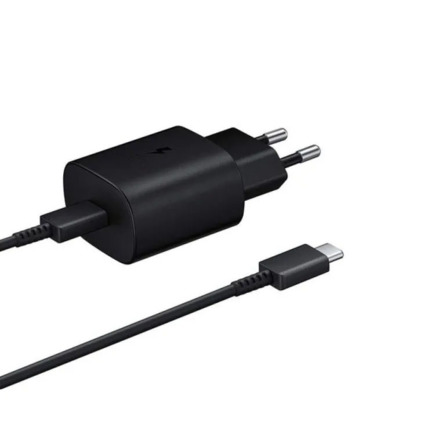 Сетевое зарядное устройство Samsung мощностью 25 Вт (USB-C) и кабель USB-C (1 м) (EP-TA800)