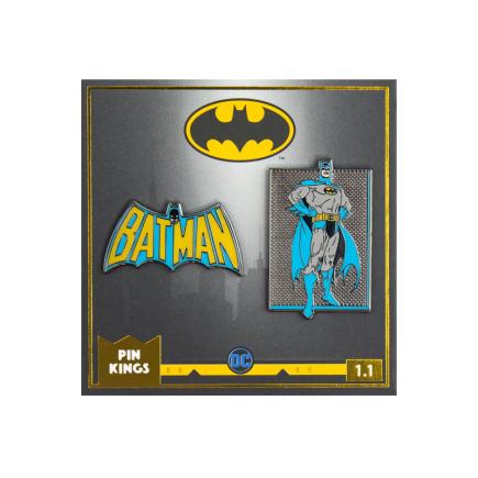 Значок (пин) — набор Pin Kings DC Бэтмен 1.1 (комплект — 2 шт.)