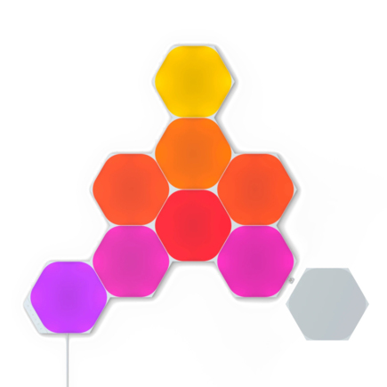 Умная светодиодная панель Nanoleaf Shapes Hexagons Starter Kit (комплект — 9 шт.)