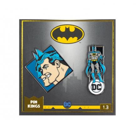 Значок (пин) — набор Pin Kings DC Бэтмен 1.3 (комплект — 2 шт.)