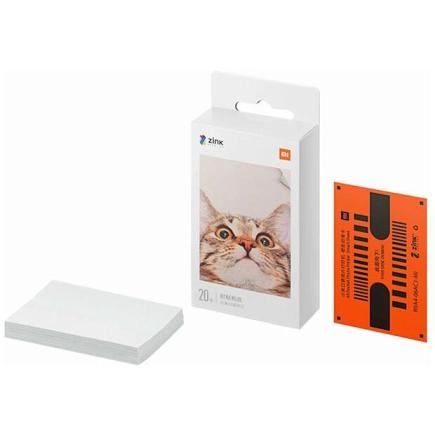 Фотобумага для фотопринтера Xiaomi Mi Portable Photo Printer Paper (комплект — 20 листов) (XMBXXZ01HT, EAC — Global)