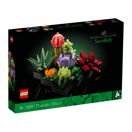 Конструктор — суккуленты LEGO Icons Botanical Collection (#10309) - фото 5