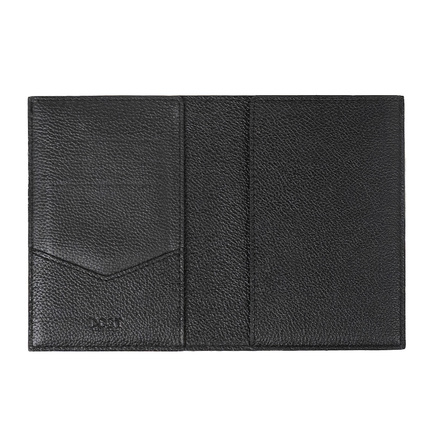 Бумажник для паспорта из зернистой натуральной кожи DOST Leather Co.