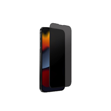 Защитное стекло с фильтром конфиденциальности и установочной рамкой Uniq Optix Privacy для iPhone 14 Pro Max и 15 Plus (дизайн 2022)