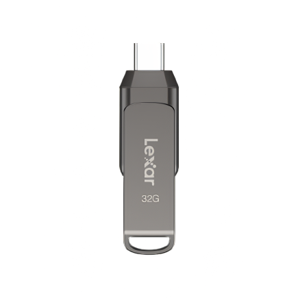 Флеш-накопитель Lexar JumpDrive D400 USB-C, USB-A 3.1 (32 ГБ)