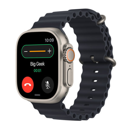 Ремешок Apple Ocean цвета «тёмная ночь» для Apple Watch 44, 45 мм, Ultra и Ultra 2 (дизайн 2022)