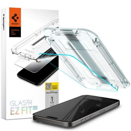 Защитное стекло Spigen GLAS.tR EZ FIT HD для iPhone 15 Pro