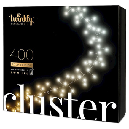 Умная гирлянда «Кластер» Twinkly Cluster, версия Gold + Silver (6 м, 400 светодиодов)